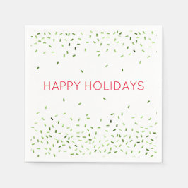 GLÜCKLICHER URLAUB Candy Sprinkles Frohe Weihnacht Serviette