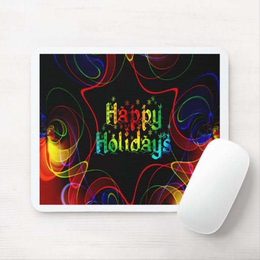 glücklicher Urlaub Mousepad (Mit Mouse)