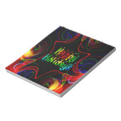 glücklicher Urlaub Notizblock (Rotiert)