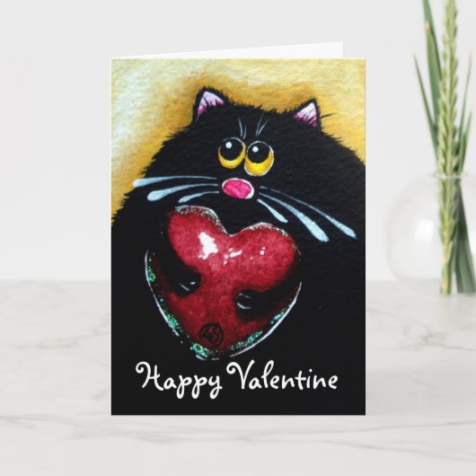 Glücklicher Valentinsgruß Feiertagskarte (Vorderseite)