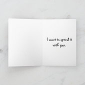 Glücklicher Valentinsgruß Feiertagskarte (Innenseite)