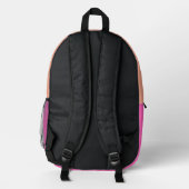 Glücklicher Valentinsrucksack Bedruckter Rucksack (Rückseite)