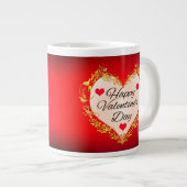 Glücklicher Valentinstag!-47949 Jumbo-Tasse (Vorderseite Rechts)