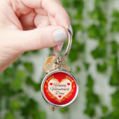 Glücklicher Valentinstag!-47949 Schlüsselanhänger (Hand)