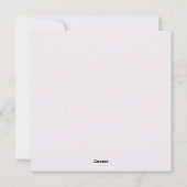 Glücklicher Valentinstag Baum der Liebe Feiertagskarte (Rückseite)