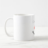 Glücklicher Valentinstag-Becher Kaffeetasse (Links)