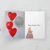 Glücklicher Valentinstag Der Zauber der Liebe Karte (Innenseite)