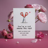 Glücklicher Valentinstag, du bist ein Schnitt über Mitteilungskarte