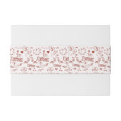 Glücklicher Valentinstag Einladungsbanderole (Rückseitenbeispiel)