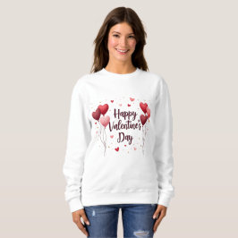 Glücklicher Valentinstag Elegantes Sweatshirt