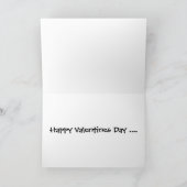Glücklicher Valentinstag Feiertagskarte (Innenseite)