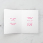 Glücklicher Valentinstag Feiertagskarte (Innenseite)