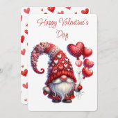 Glücklicher Valentinstag Feiertagskarte (Vorne/Hinten)