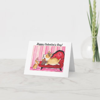 Glücklicher Valentinstag! Feiertagskarte