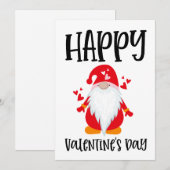 Glücklicher Valentinstag Feiertagskarte (Vorne/Hinten)