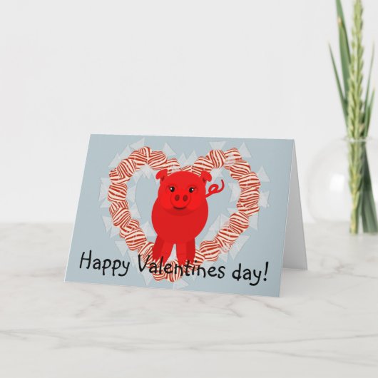 Glücklicher Valentinstag! Feiertagskarte (Vorderseite)