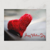 Glücklicher Valentinstag Feiertagspostkarte (Vorderseite)