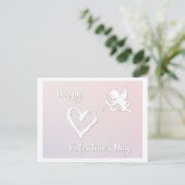 Glücklicher Valentinstag Feiertagspostkarte (Stehend Vorderseite)