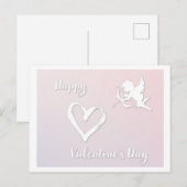 Glücklicher Valentinstag Feiertagspostkarte (Vorne/Hinten)