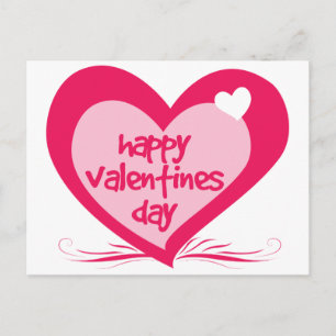 Glücklicher Valentinstag Feiertagspostkarte