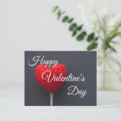 Glücklicher Valentinstag Feiertagspostkarte (Stehend Vorderseite)