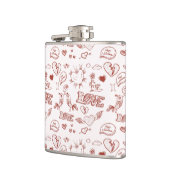 Glücklicher Valentinstag Flachmann (Links)