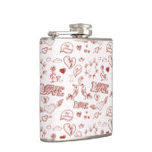 Glücklicher Valentinstag Flachmann (Rechts)