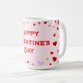 Glücklicher Valentinstag - Für diesen besonderen J Kaffeetasse (VorderseiteRechts)