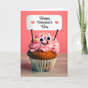 Glücklicher Valentinstag für jeden Niedlichen Cupc Feiertagskarte