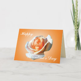 Glücklicher Valentinstag, gelbe Rose Feiertagskarte