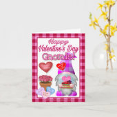 Glücklicher Valentinstag Gnomie! Karte (Gelbe Blume)