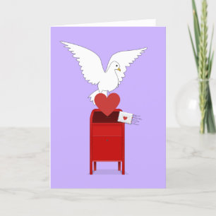 Glücklicher Valentinstag Gruß Karte