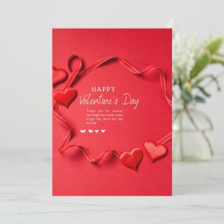 Glücklicher Valentinstag Gruß wünscht Liebe Feiertagskarte
