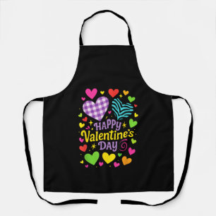 Glücklicher Valentinstag - Herzen Liebe Schürze