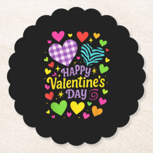 Glücklicher Valentinstag - Herzen Liebe Untersetzer
