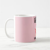 Glücklicher Valentinstag Kaffeetasse (Links)