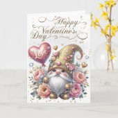 Glücklicher Valentinstag Karte (Gelbe Blume)