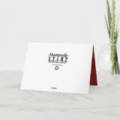 Glücklicher Valentinstag Karte (Rückseite)