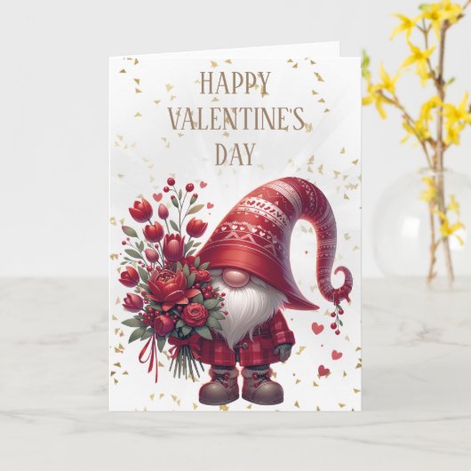 Glücklicher Valentinstag Karte (Gelbe Blume)