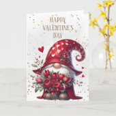 Glücklicher Valentinstag Karte (Gelbe Blume)