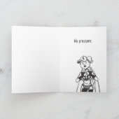 Glücklicher Valentinstag -- Kein Druck Feiertagskarte (Innenseite)