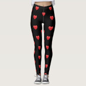 Glücklicher Valentinstag Leggings (Vorderseite)
