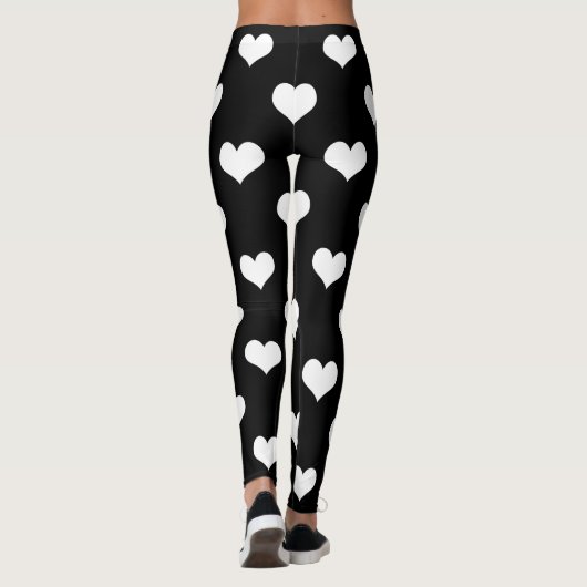 Glücklicher Valentinstag Leggings (Rückseite)