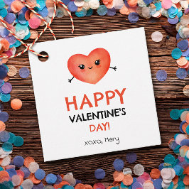 Glücklicher Valentinstag mit Babyherz Geschenkanhänger