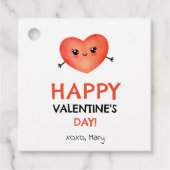 Glücklicher Valentinstag mit Babyherz Geschenkanhänger (Vorderseite)