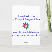 Glücklicher Valentinstag mit einer Feiertagskarte (Rückseite)