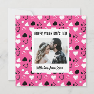 Glücklicher Valentinstag mit Liebe Card Karte