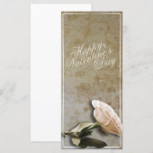 Glücklicher Valentinstag mit Rose (Vorne/Hinten)