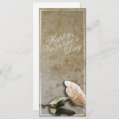 Glücklicher Valentinstag mit Rose (Vorne/Hinten)