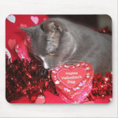 "Glücklicher Valentinstag!" Mousepad (Vorne)